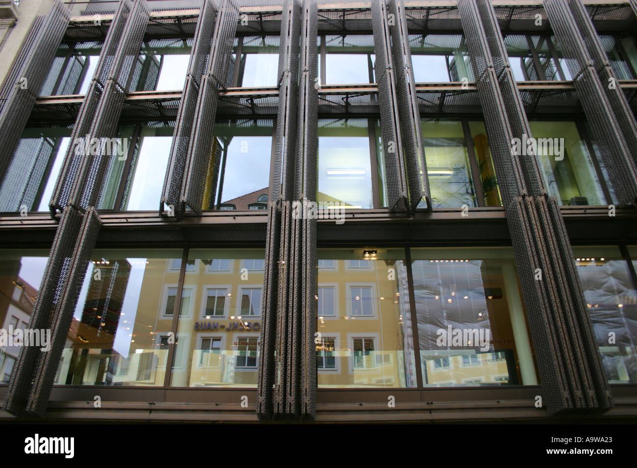 Entrance to the Fuenf Hoefe shopping Mall Munich Theatinerstrasse