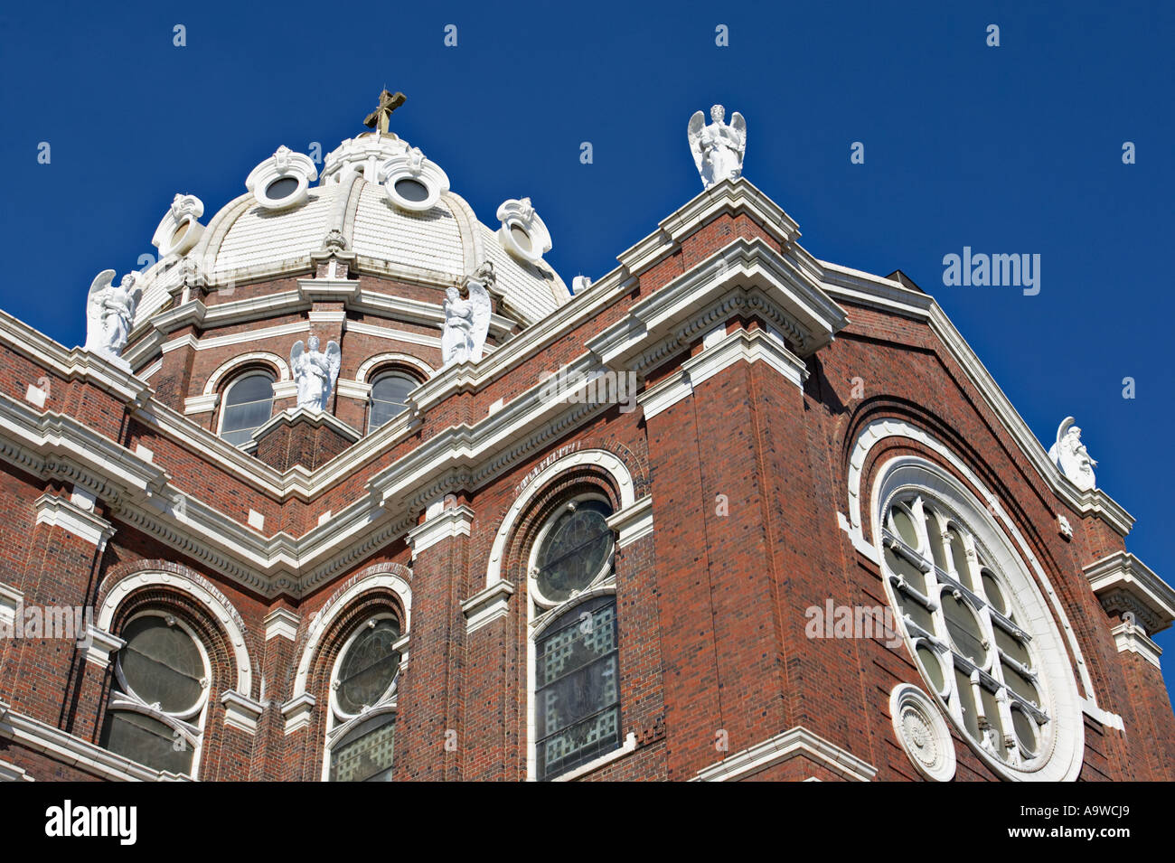 ILLINOIS Chicago Exterior St Stanislaus Kostka church in Bucktown