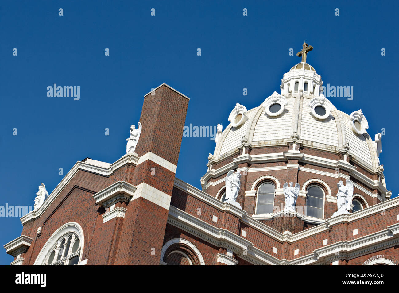 ILLINOIS Chicago Exterior St Stanislaus Kostka church in Bucktown