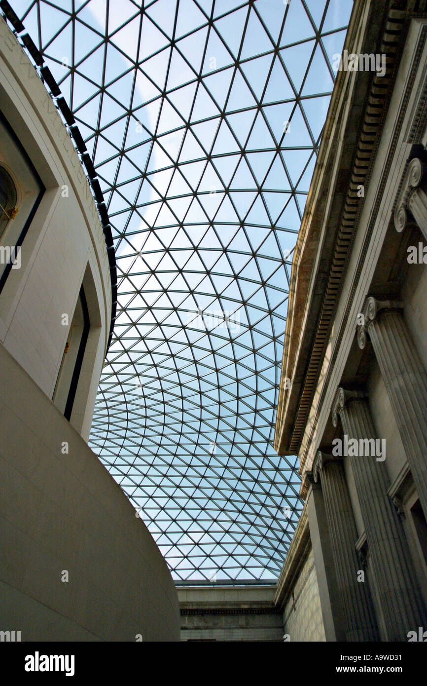 Atrium in The British Museum Great Hall Stock Photo