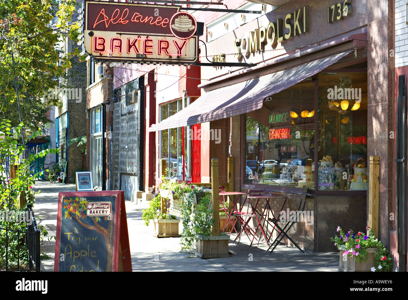 ILLINOIS Chicago Storefront Of Alliance Bakery On Division Street ILLINOIS Chicago Storefront Of Alliance Bakery On Division Street