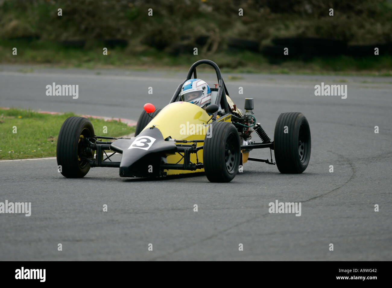 Formula Vee Leastone JH002 at 500 MRCI Race Meeting Kirkistown Circuit County Down Northern Ireland Stock Photo