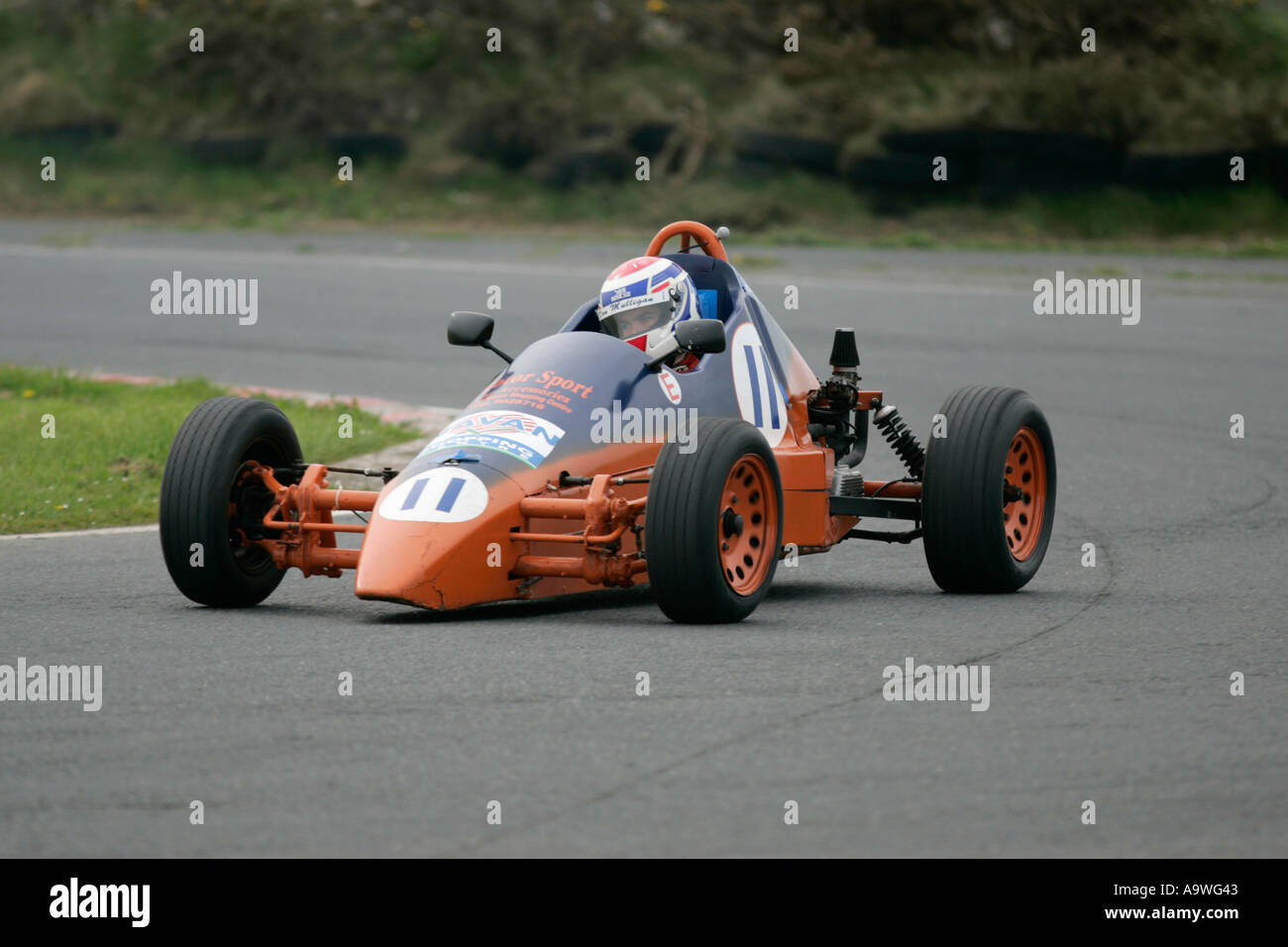 Formula Vee Sheane FV04 at 500 MRCI Race Meeting Kirkistown Circuit County Down Northern Ireland Stock Photo