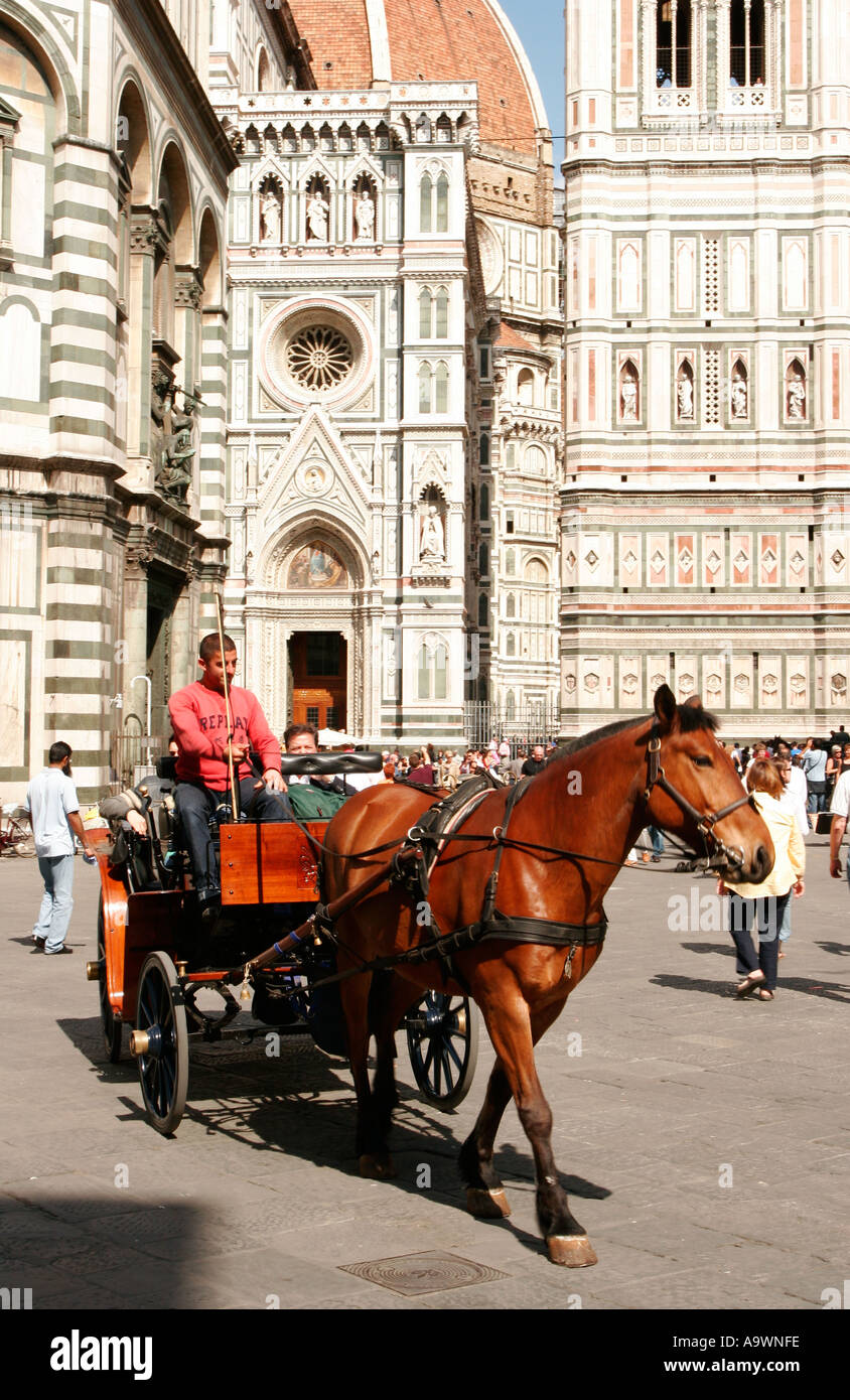 Horse drawn carriage florence hi-res stock photography and images - Alamy