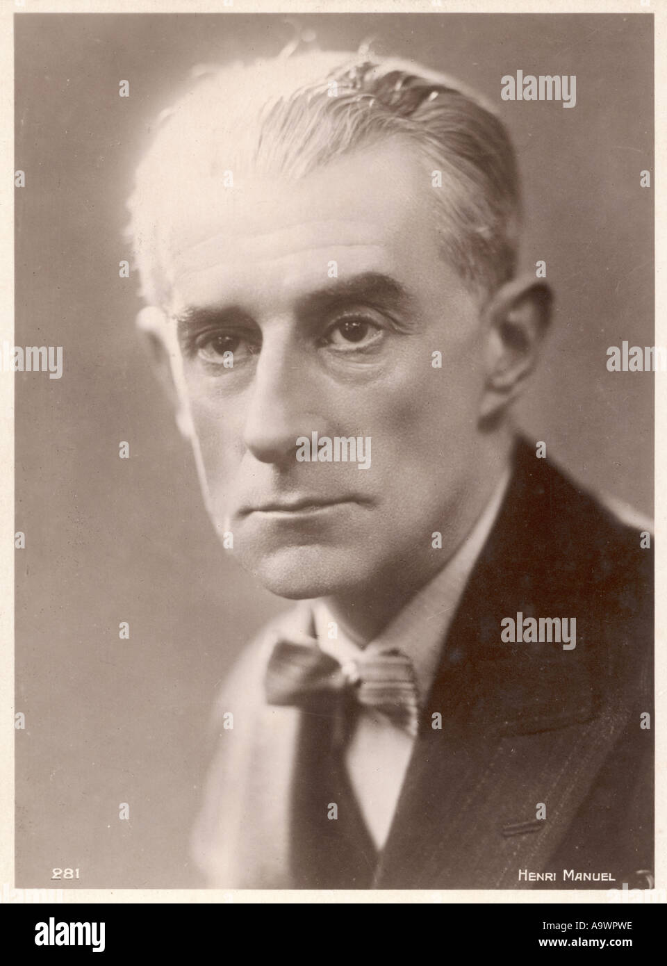 Ravel 1875 1937 Stock Photo