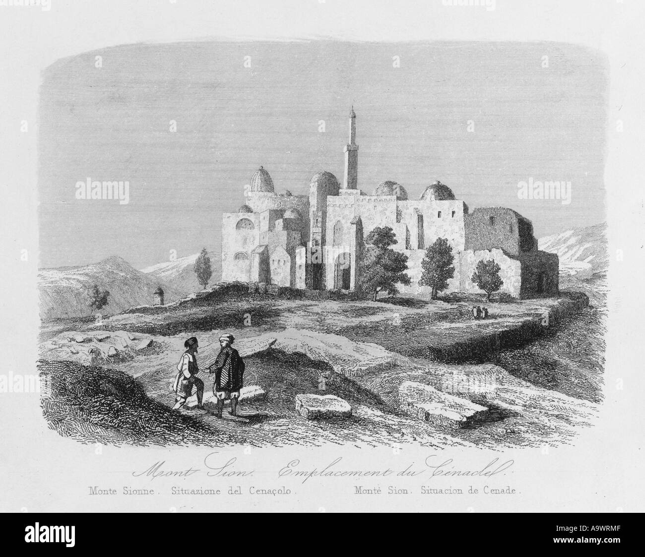 Jerusalem Mount Zion Stock Photo Alamy