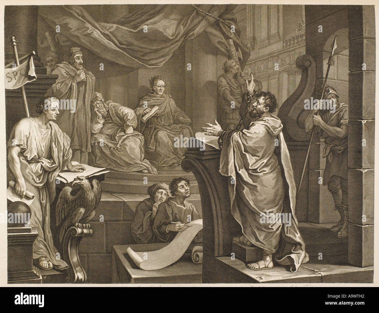 Bible Events St Paul Stock Photo Alamy