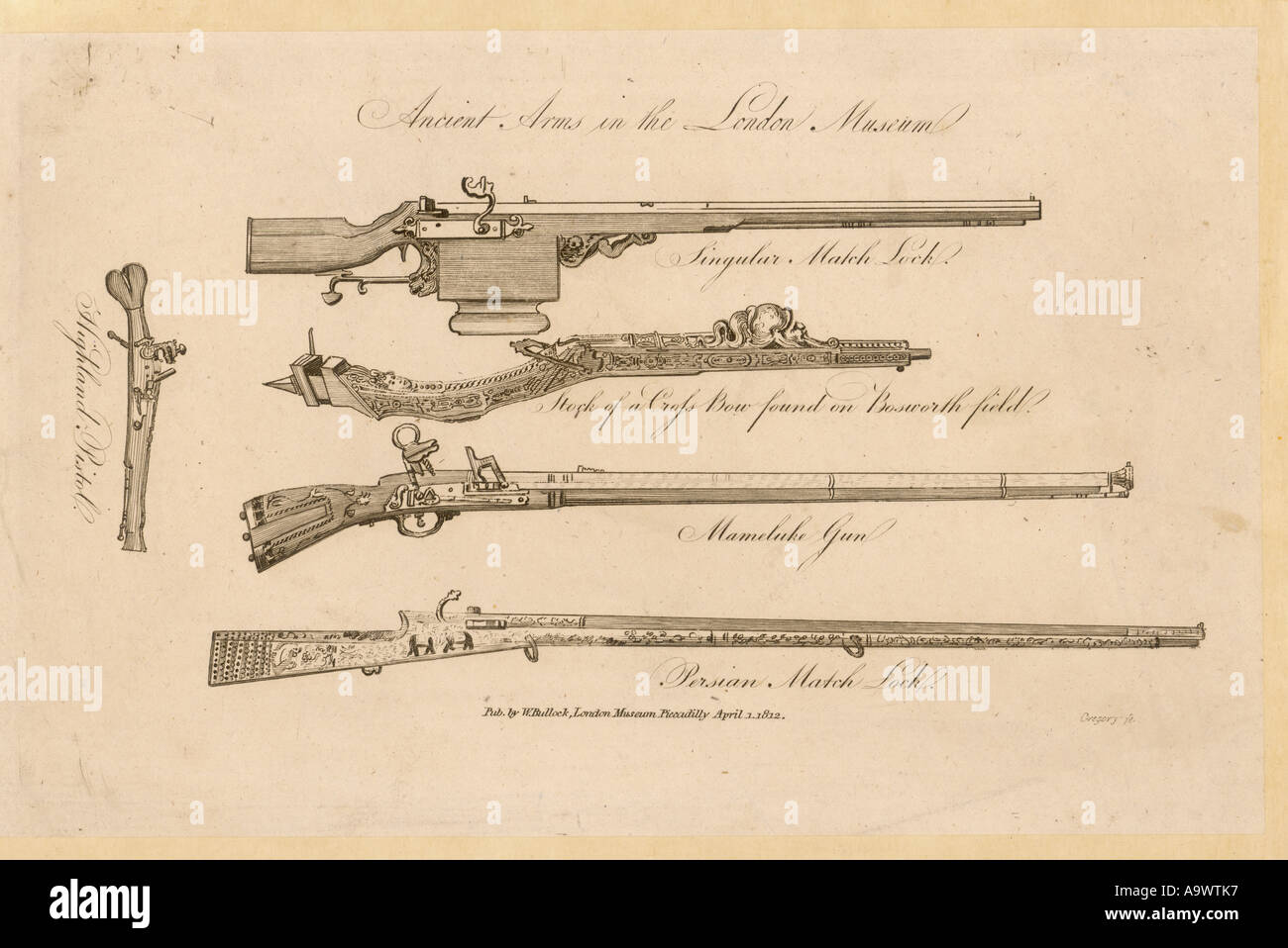 Matchlock Gun Pistol Stock Photo 7113526 Alamy