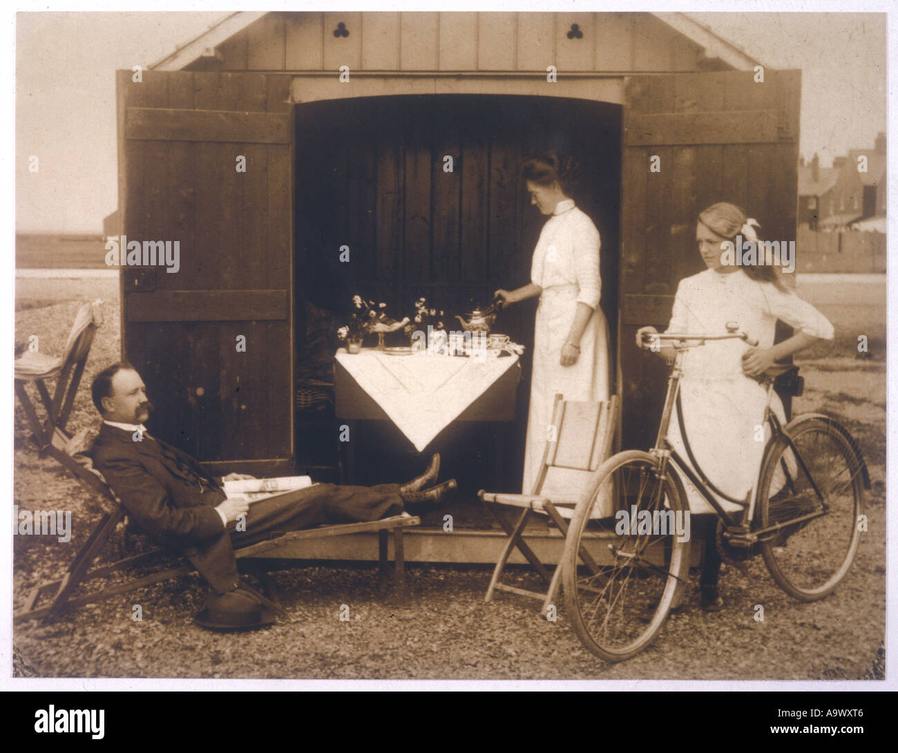 Felixstowe beach hut hires stock photography and images Alamy