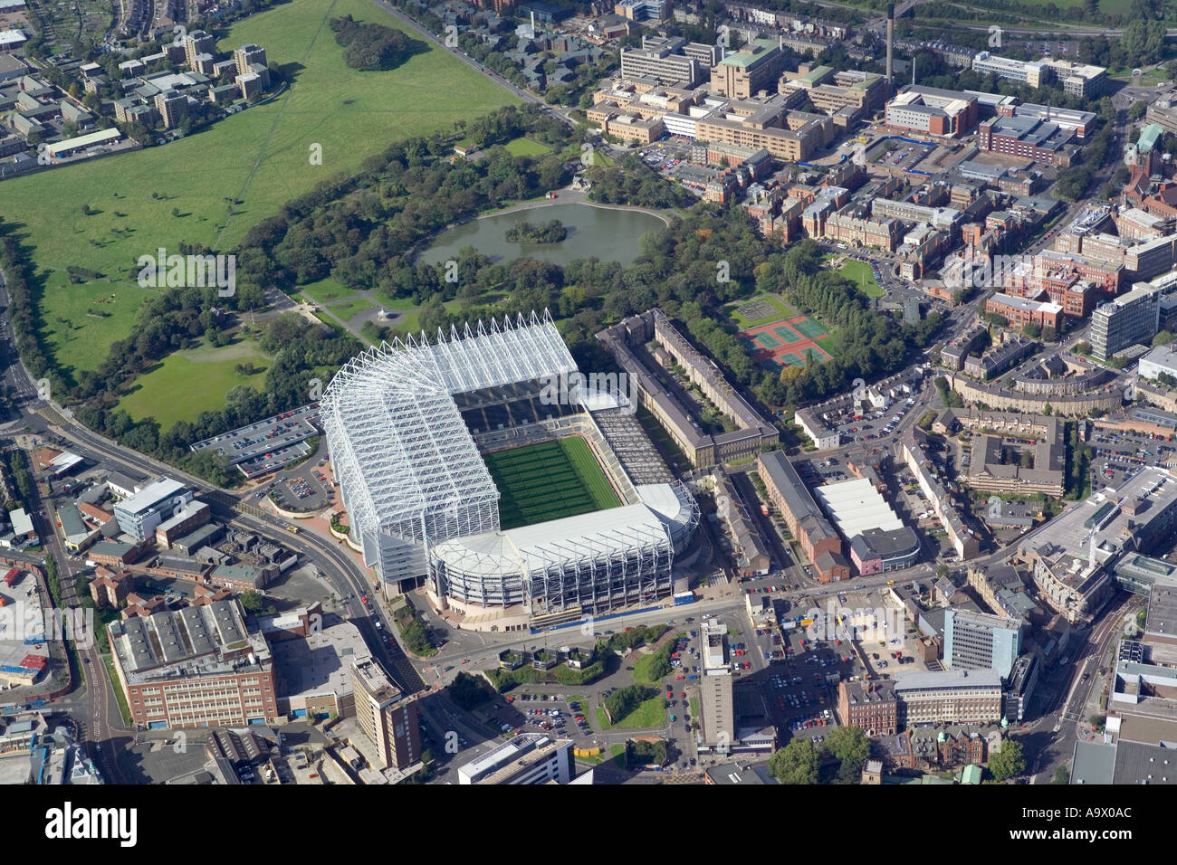 Aerial view of Saint James s Park Stock Photo