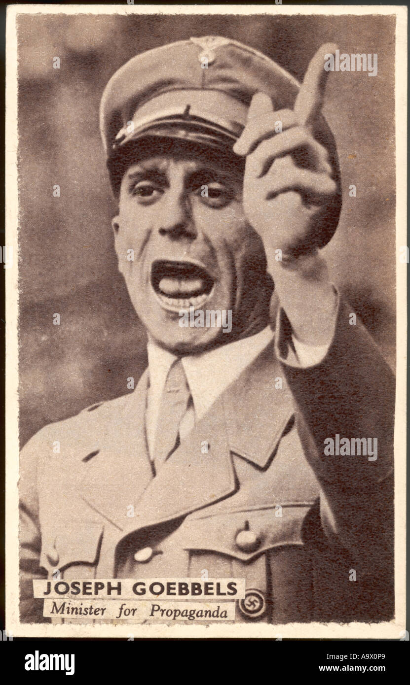 Paul Joseph Goebbels Stock Photo