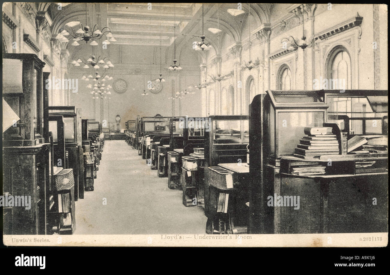 Lloyds Underwriters Stock Photo