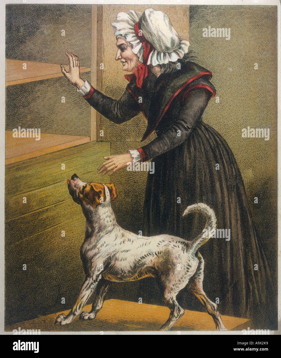 Mother Hubbard Cupboard Stock Photo Alamy