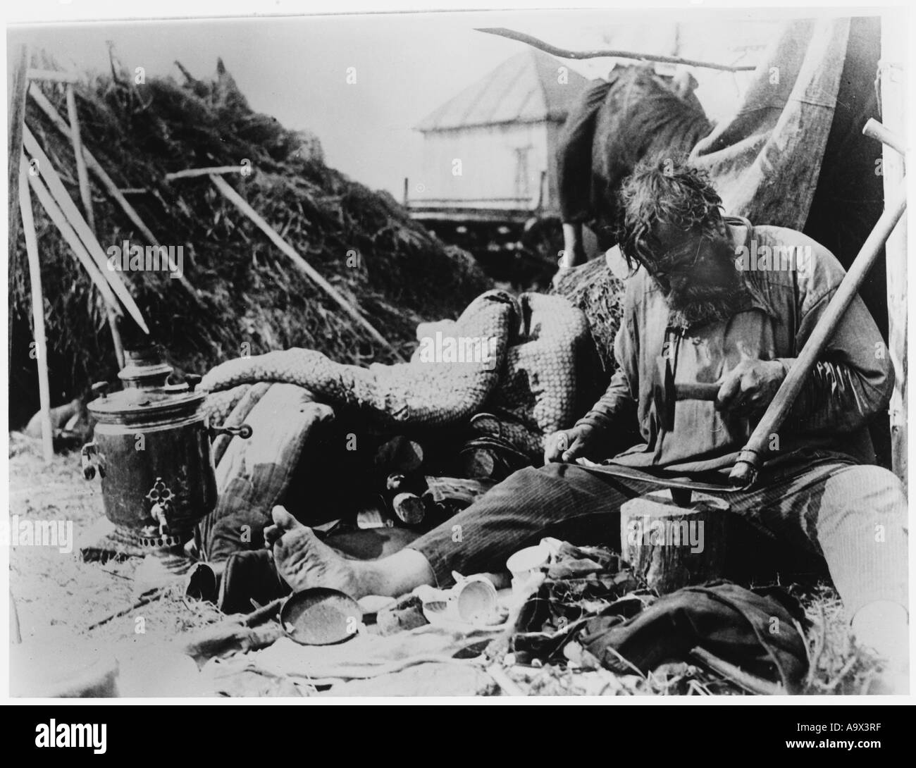 Social Russia Peasant Stock Photo Alamy