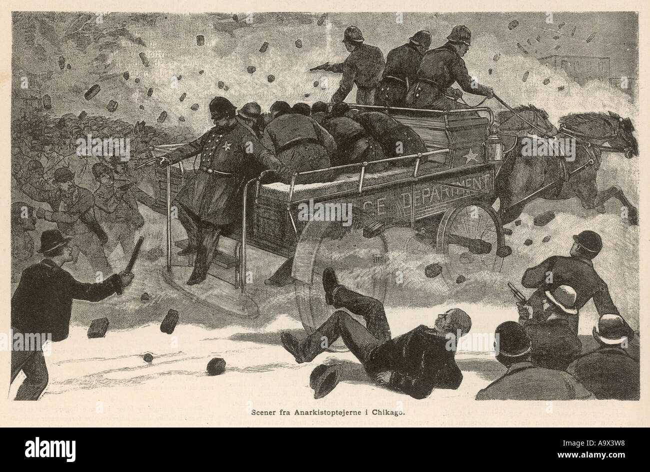 Chicago police riot hi-res stock photography and images - Alamy
