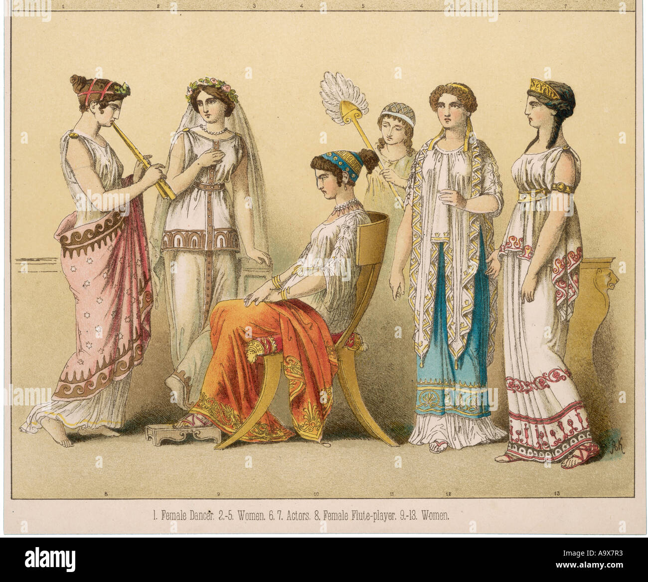 Ancient Greece Costume Stock Photos & Ancient Greece Costume Stock