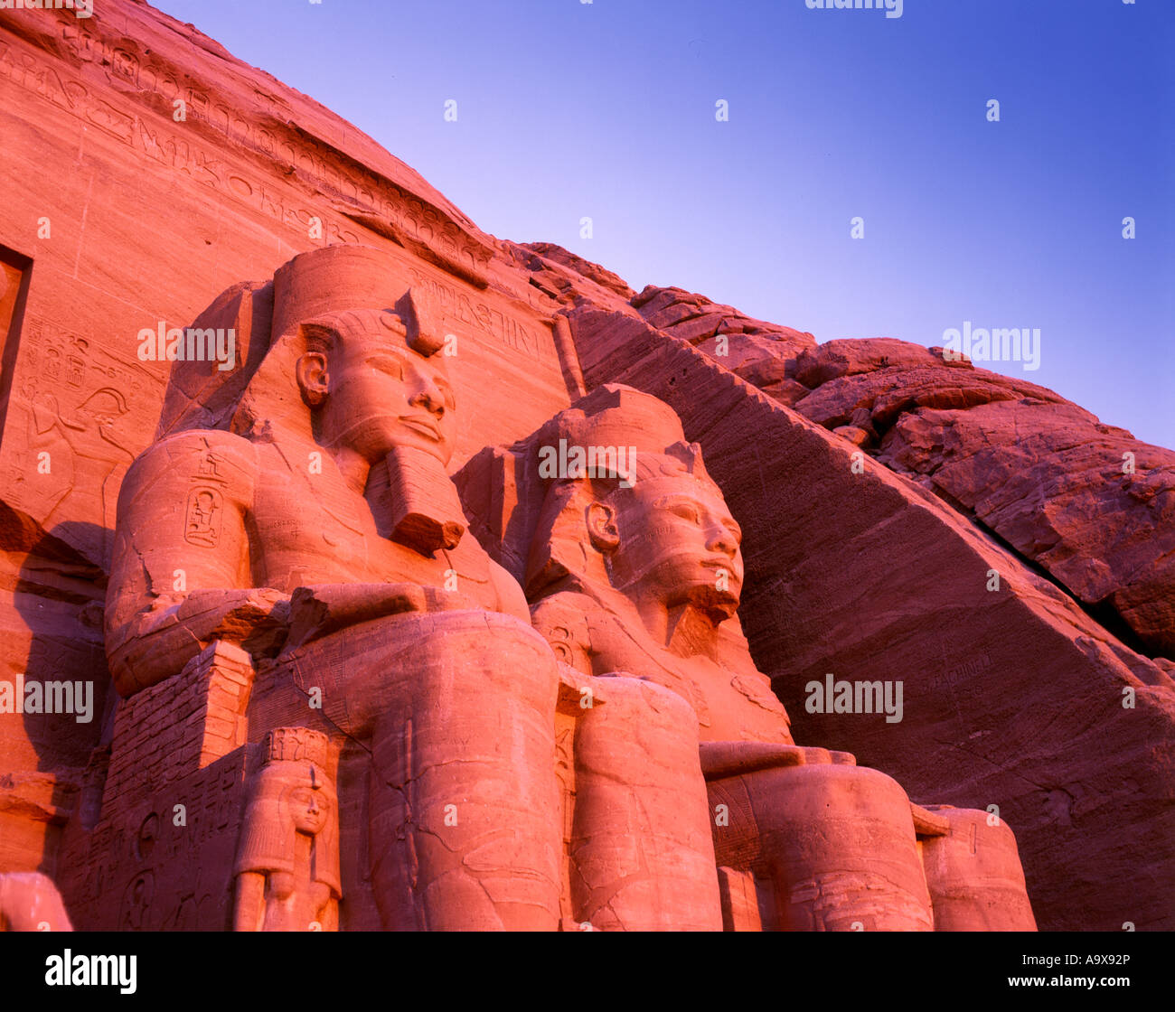 TEMPLE OF RAMSES II ABU SIMBEL RUINS EGYPT Stock Photo - Alamy