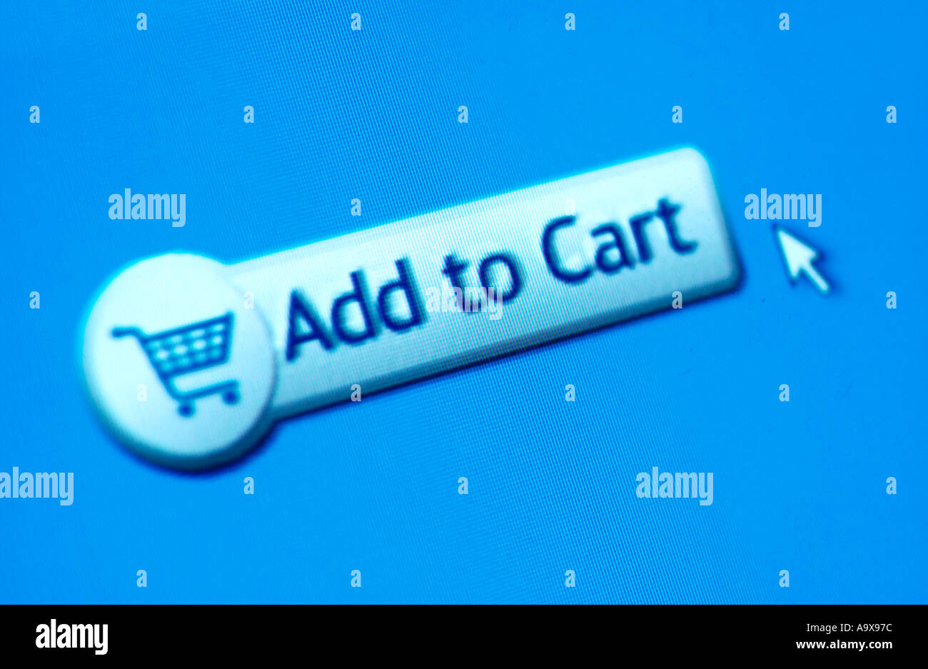 Add to cart online shopping Stock Photo