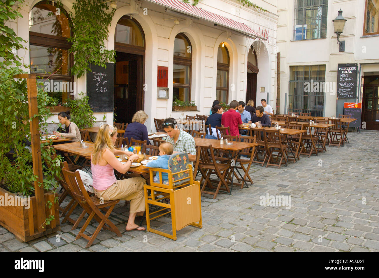 Spittelberg district Vienna Austria EU Stock Photo