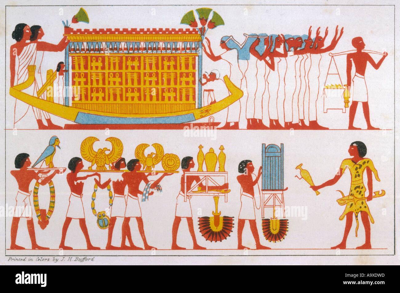 Funeral  Ancient Egypt Stock Photo