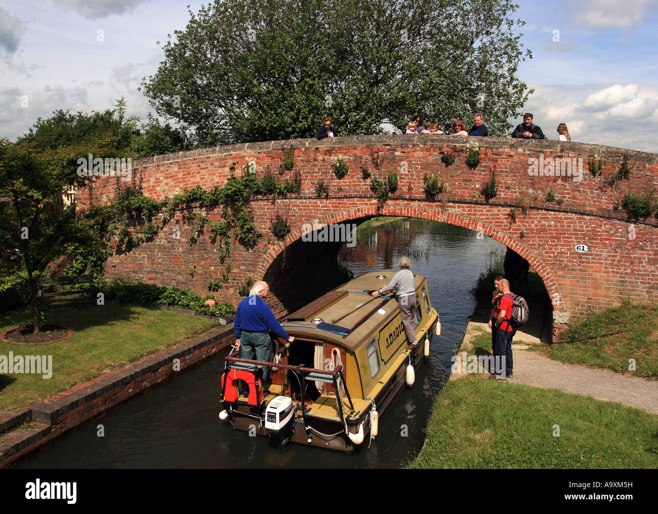 Grantham Canal Woolsthorpe by Belvoir Lincolnshire England UK Stock
