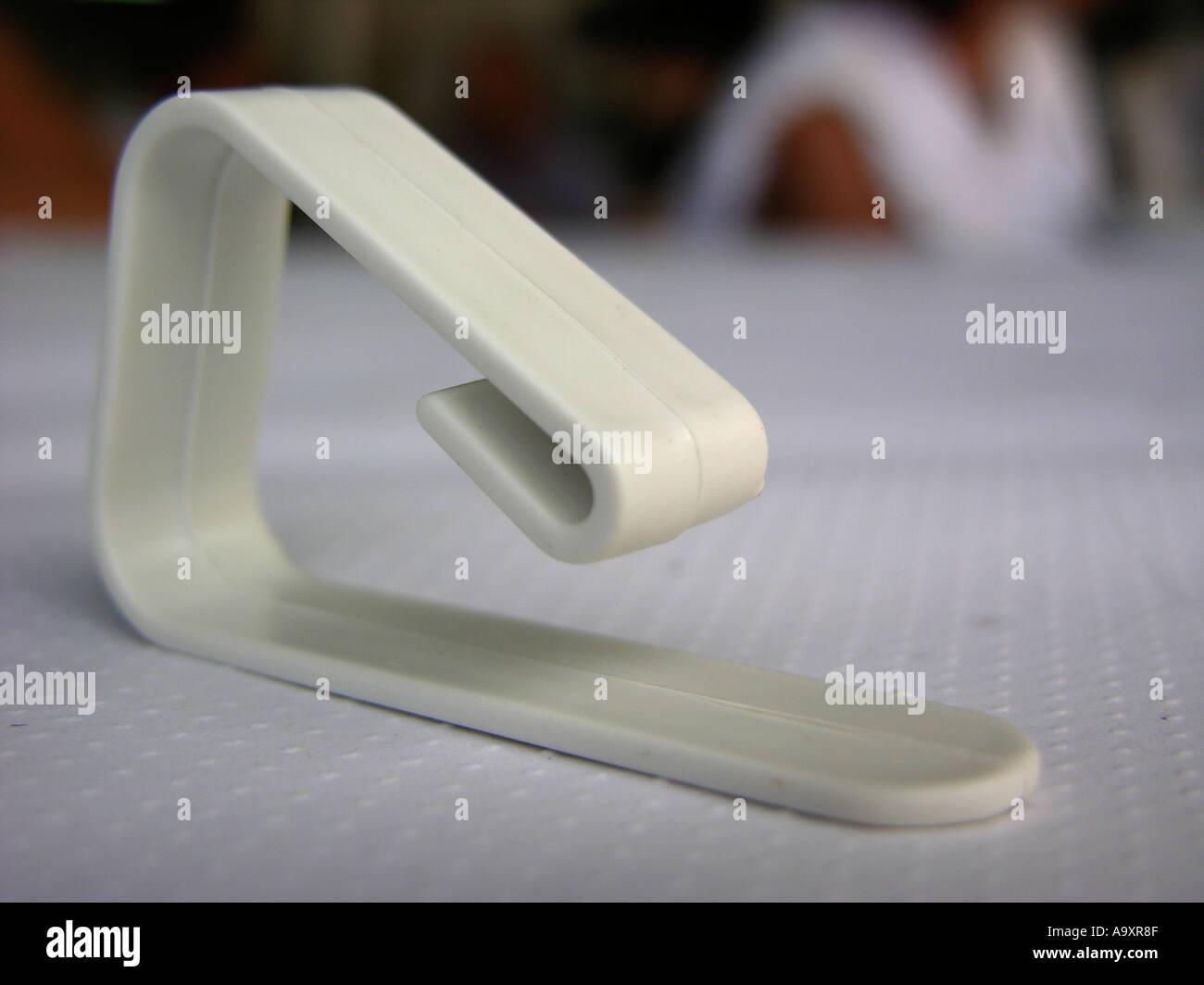 Table Cloth Grips Stock Photo Alamy