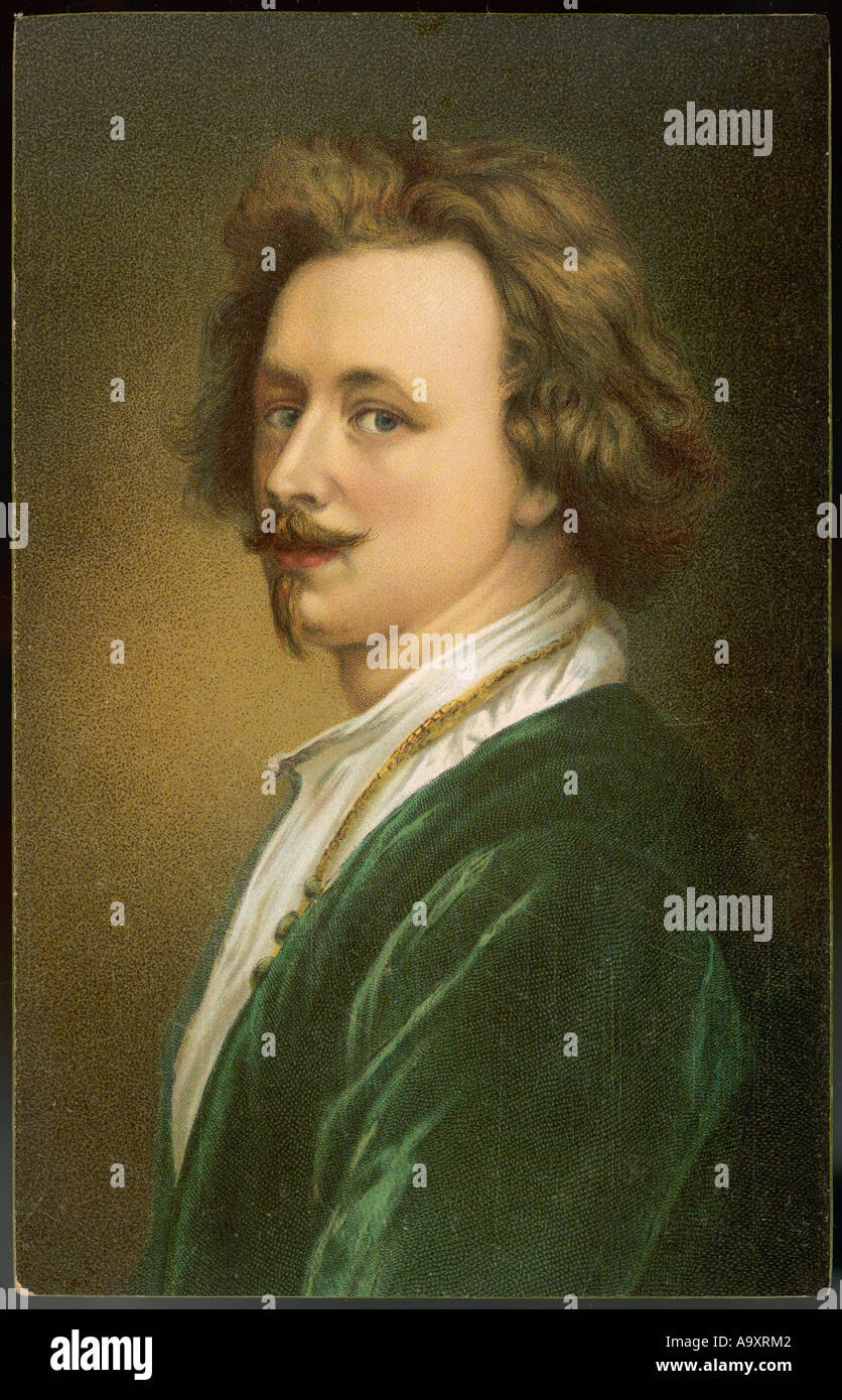 Antony Van Dyck Postcard Stock Photo