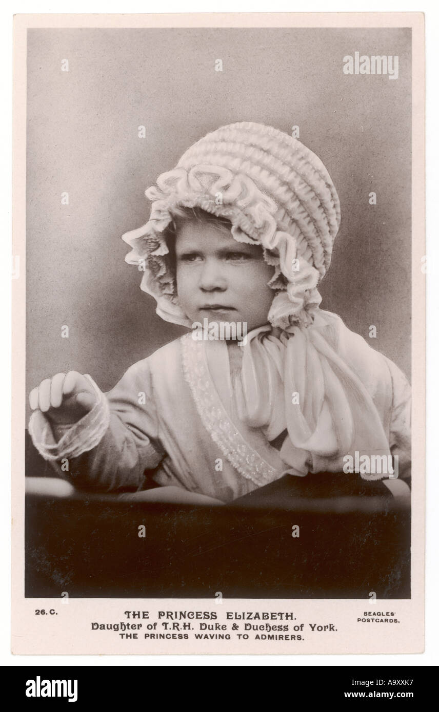Elizabeth Ii Toddler Stock Photo
