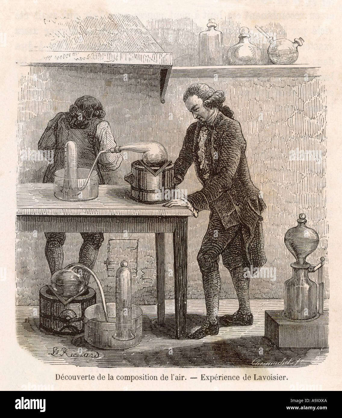 Antoine laurent lavoisier french chemist hi-res stock photography and ...