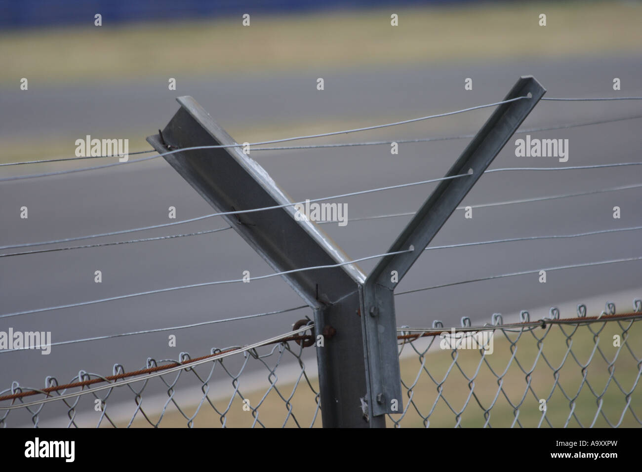 Wire Fencing Stock Photo