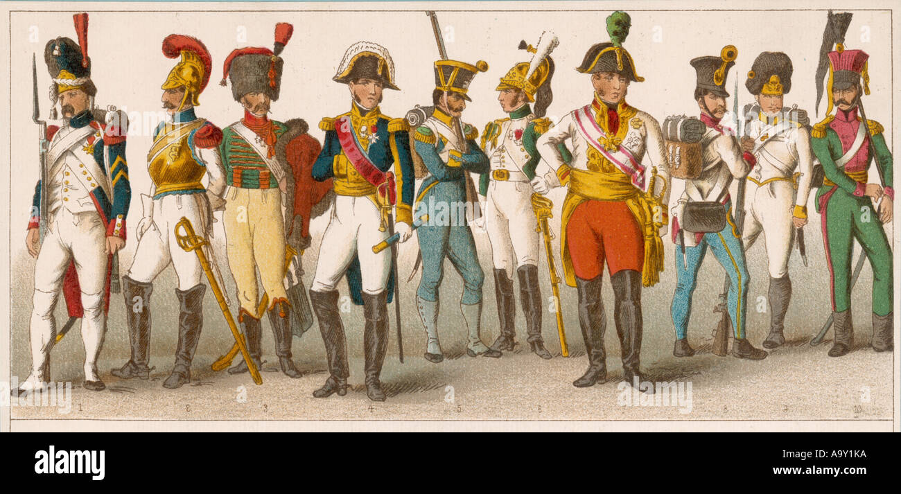 Austrian soldiers napoleonic hi-res stock photography and images - Alamy