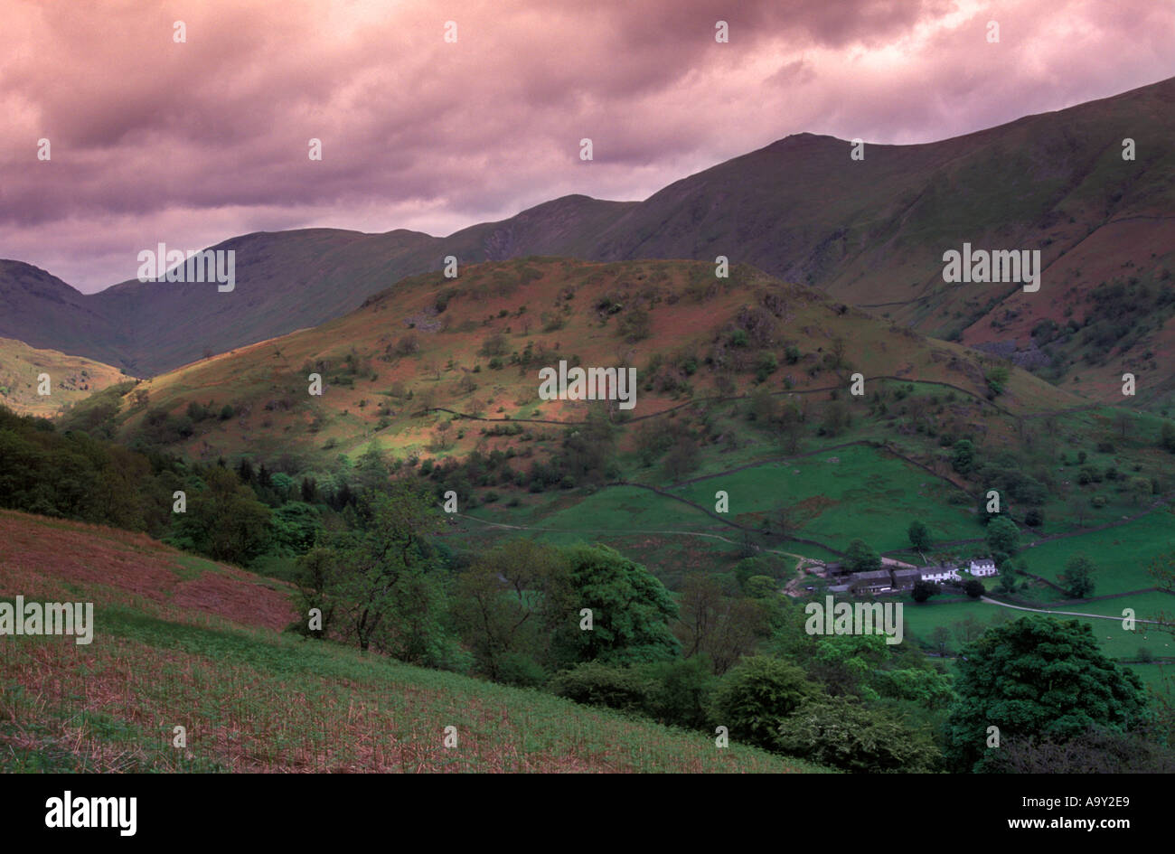 Lake District Cumbria England Stock Photo Alamy