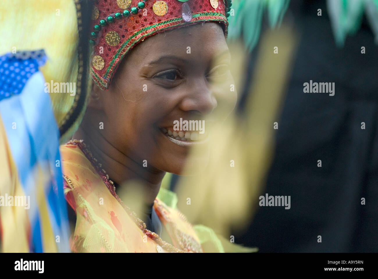 Caribbean carnival costume preston lancashire hi-res stock photography ...