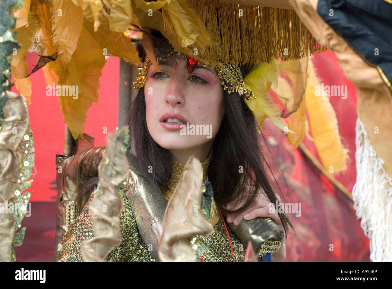 Caribbean carnival costume preston lancashire hi-res stock photography ...