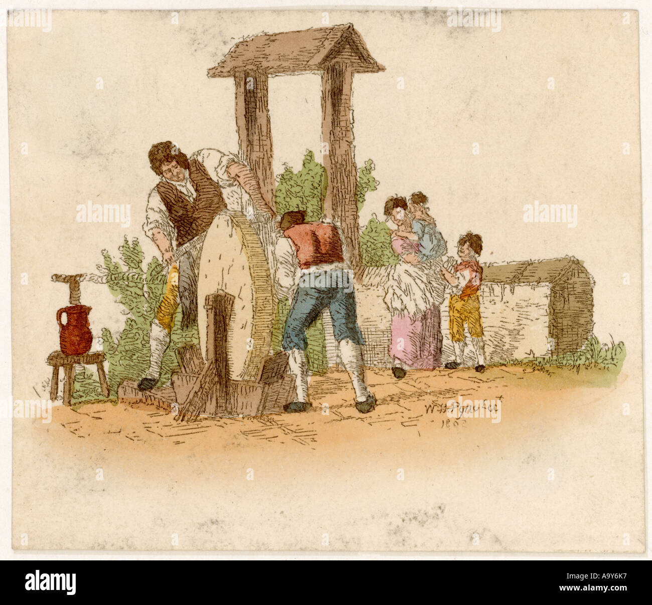 Farming Sharpening Tools Stock Photo Alamy