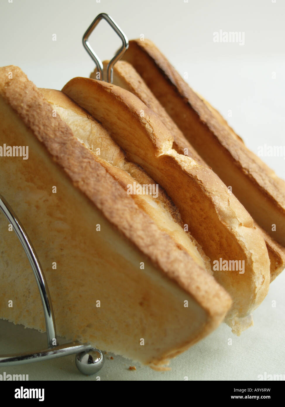 White bread toast in toast rack hi-res stock photography and images - Alamy