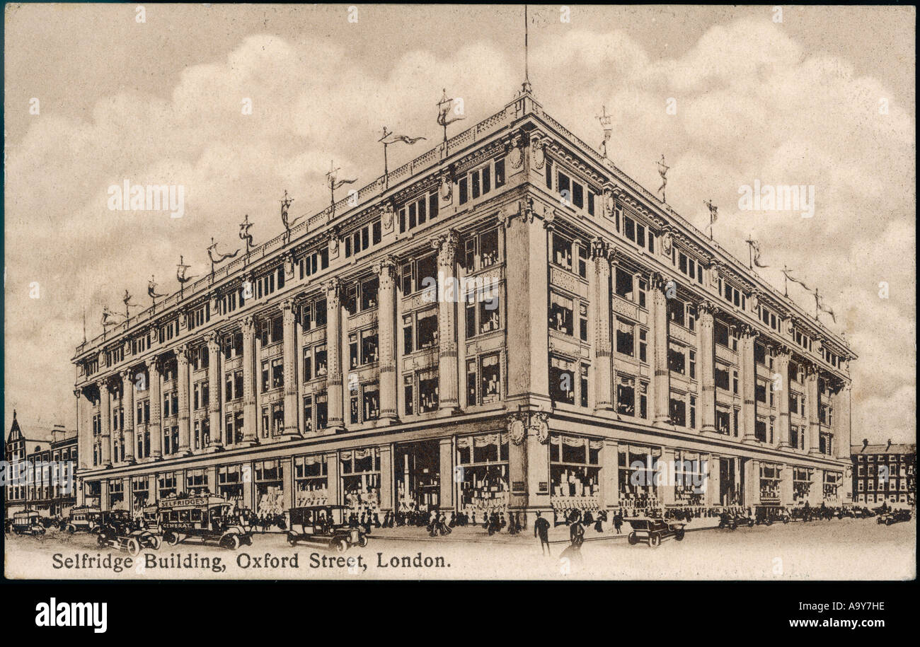Selfridges London 1909 Stock Photo Alamy