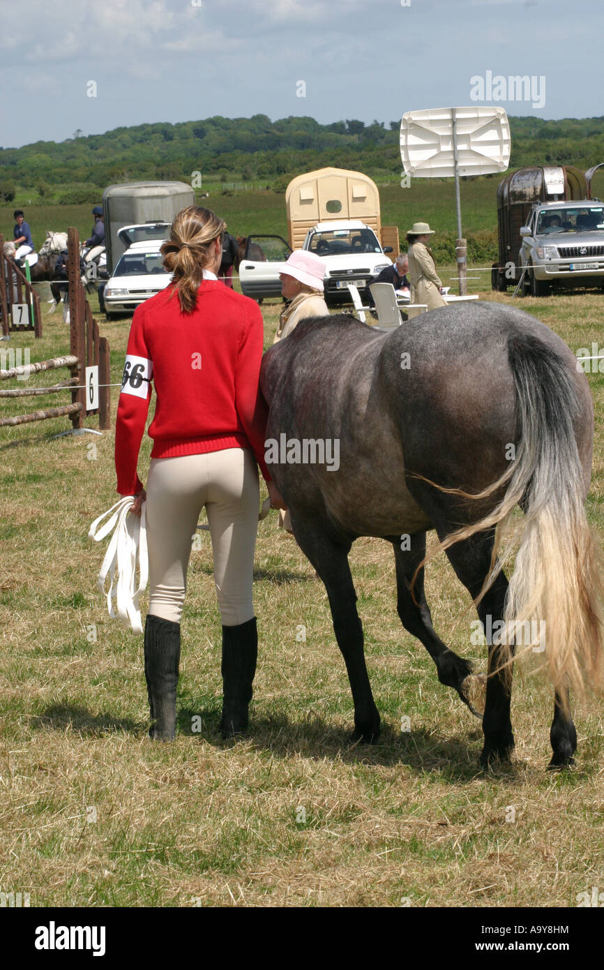 rear view of horse jodhpurs and boots we see the rear of animal and