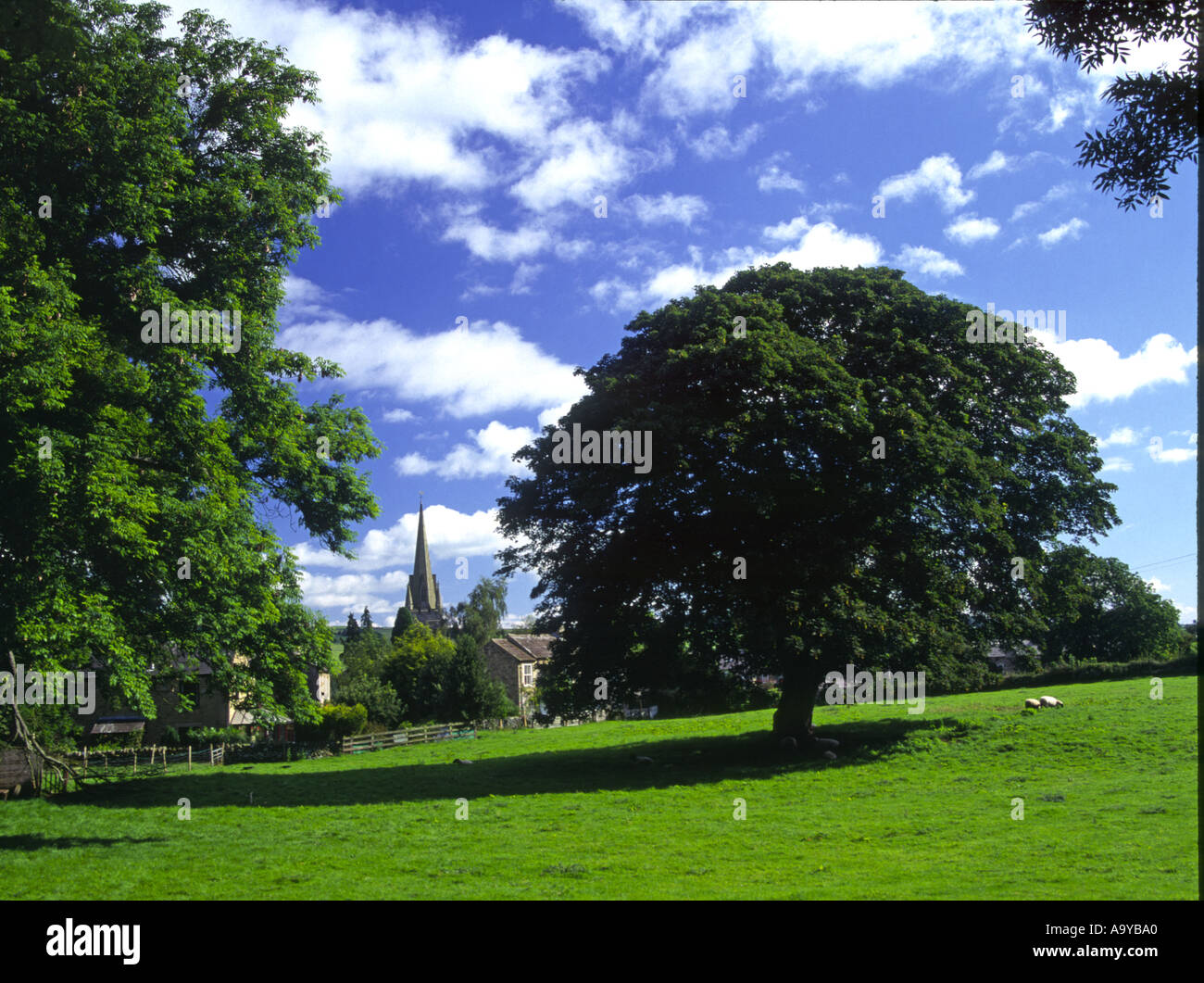 Cotherstone village Teesdale County Durham Stock Photo Alamy