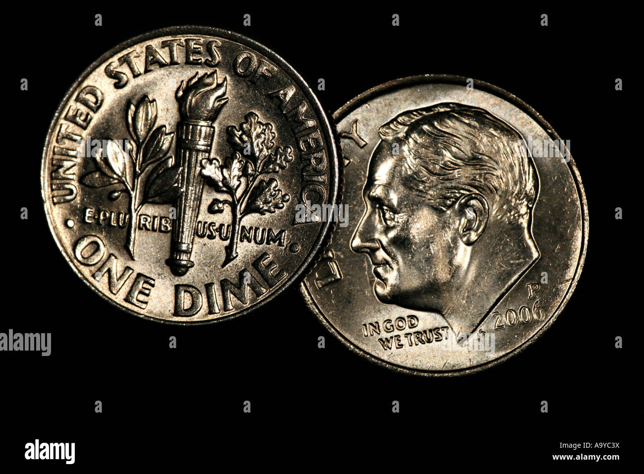 A pair of dimes Stock Photo Alamy