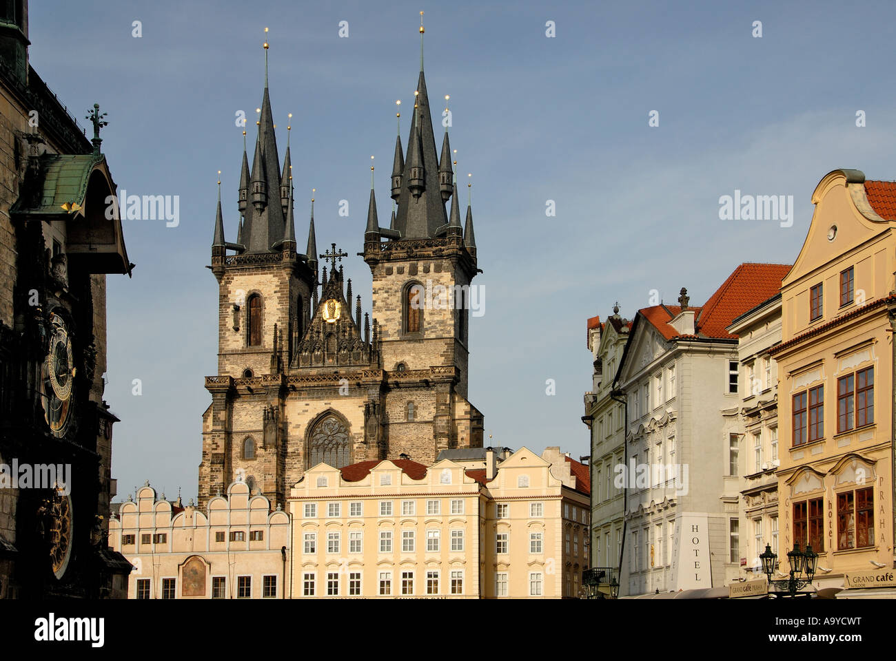 Architecture 3 Stare Mesto, Prague, Czech Republic Stock Photo