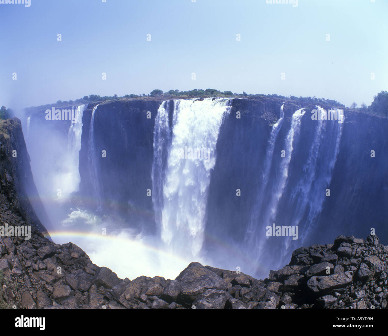 HORSESHOE FALLS MAIN FALLS VICTORIA FALLS ZIMBABWE Stock Photo Alamy