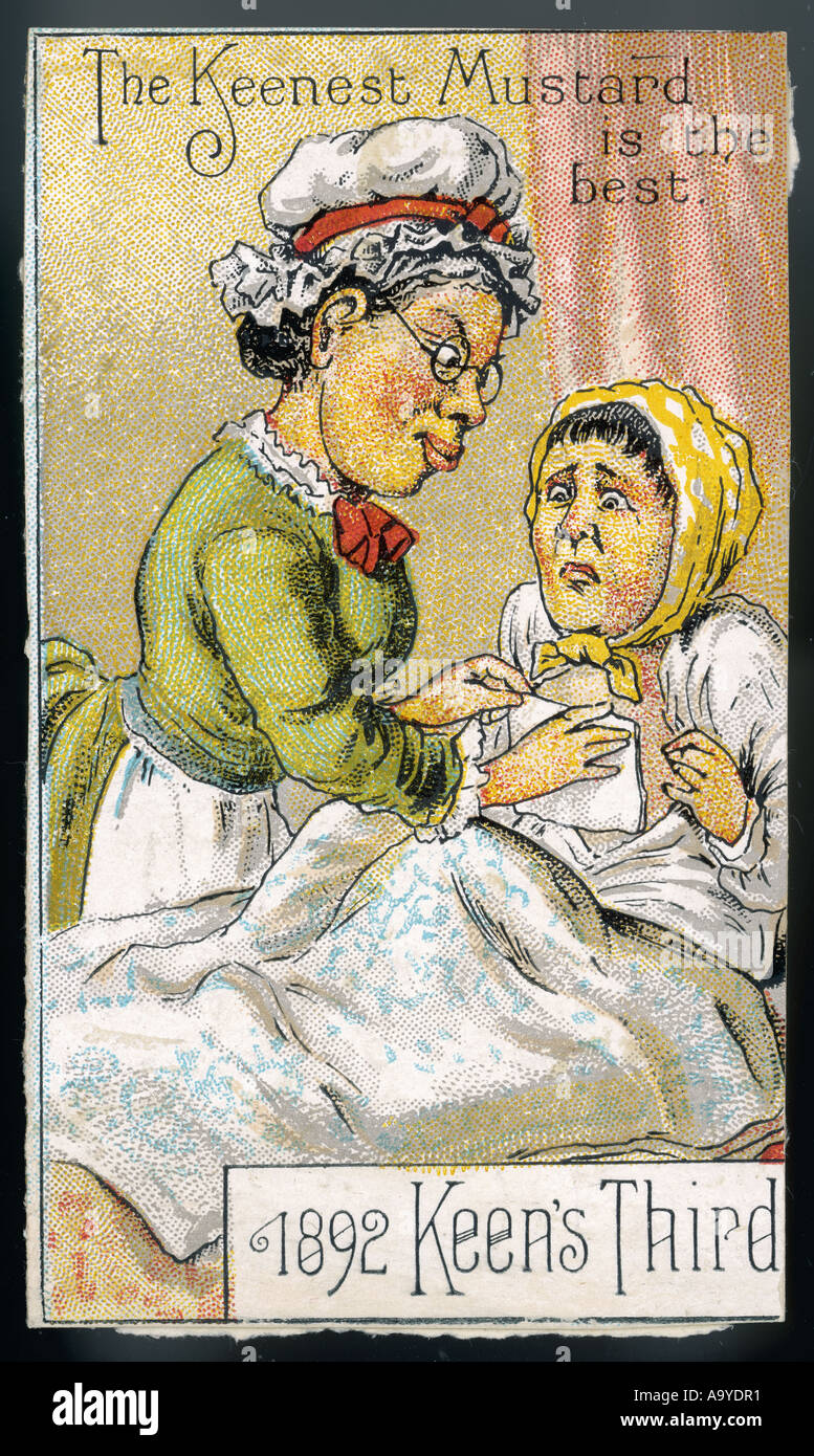 Mustard Poultice 1892 Stock Photo Alamy