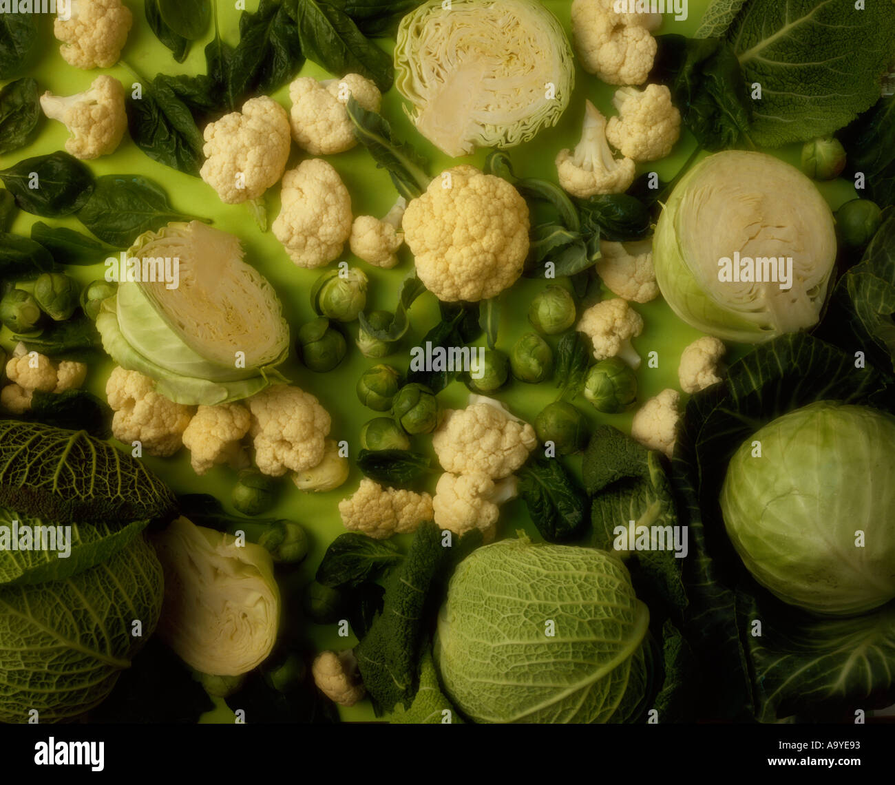 VEGETABLES Brassica varieties Stock Photo Alamy