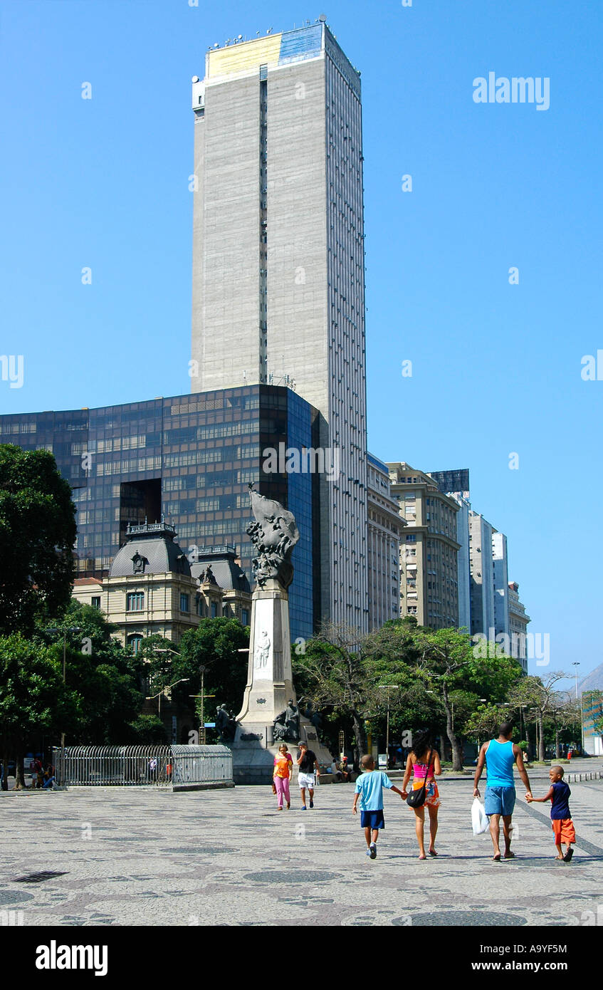 Floriano square, Rio de Janeiro, Brazil Stock Photo - Alamy