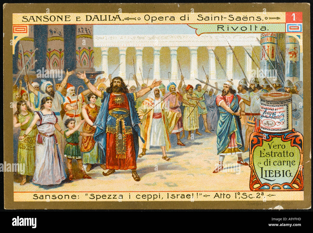 Saint Saens Samson Lieb1 Stock Photo - Alamy