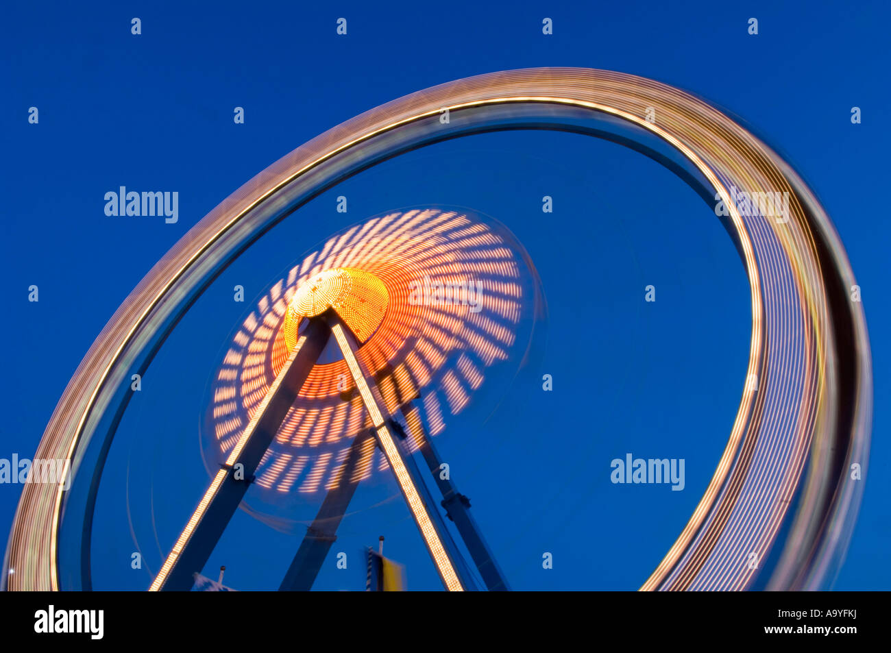 Ferris wheel at the Oktoberfest in Munich, Bavaria, Germany Stock Photo ...