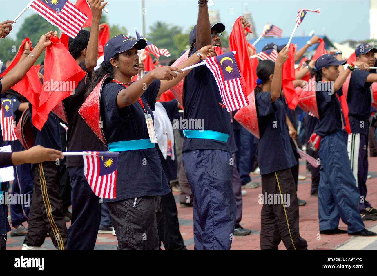 March Pass Malaysia Independance day march pass celebrations Stock Photo - Alamy