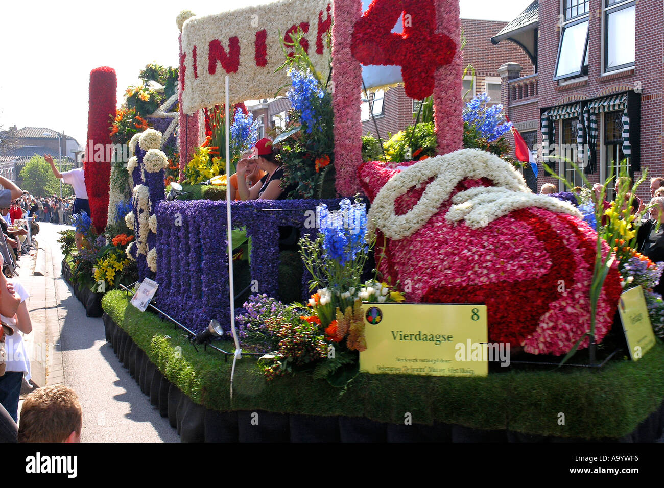 Spring flowers festival. Lisse Netherlands Stock Photo