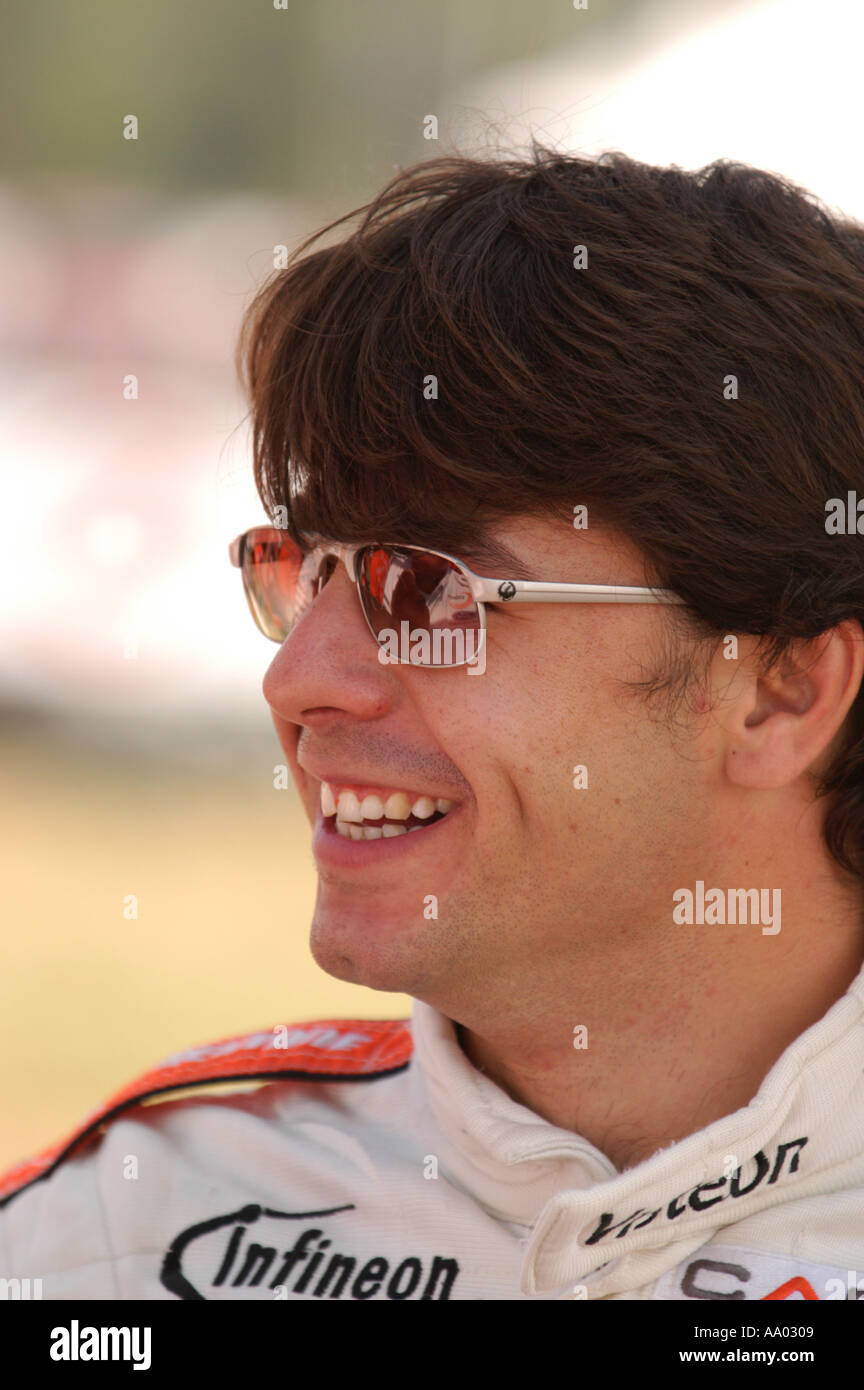 Patrick Racing driver Oriol Servia at the Cleveland Grand Prix 2003